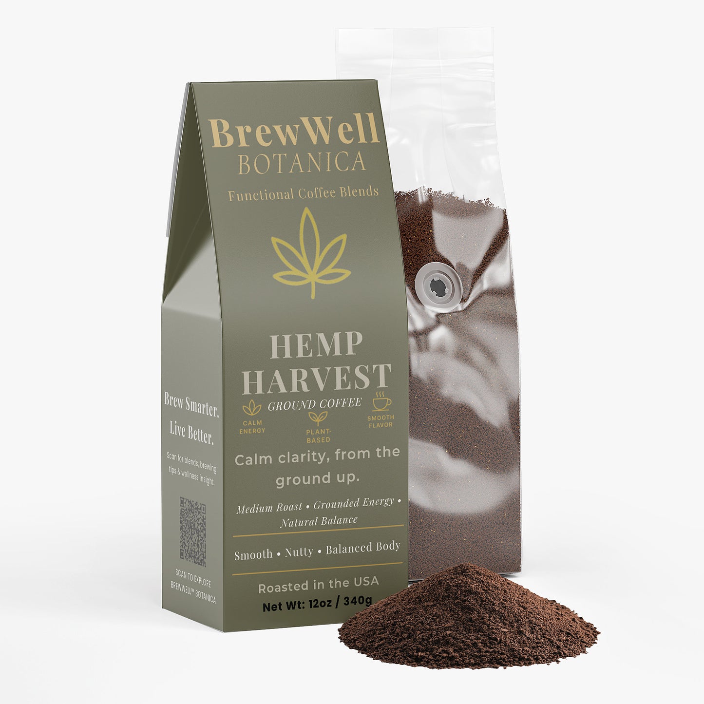 Hemp Harvest Coffee (Medium Roast) Ground