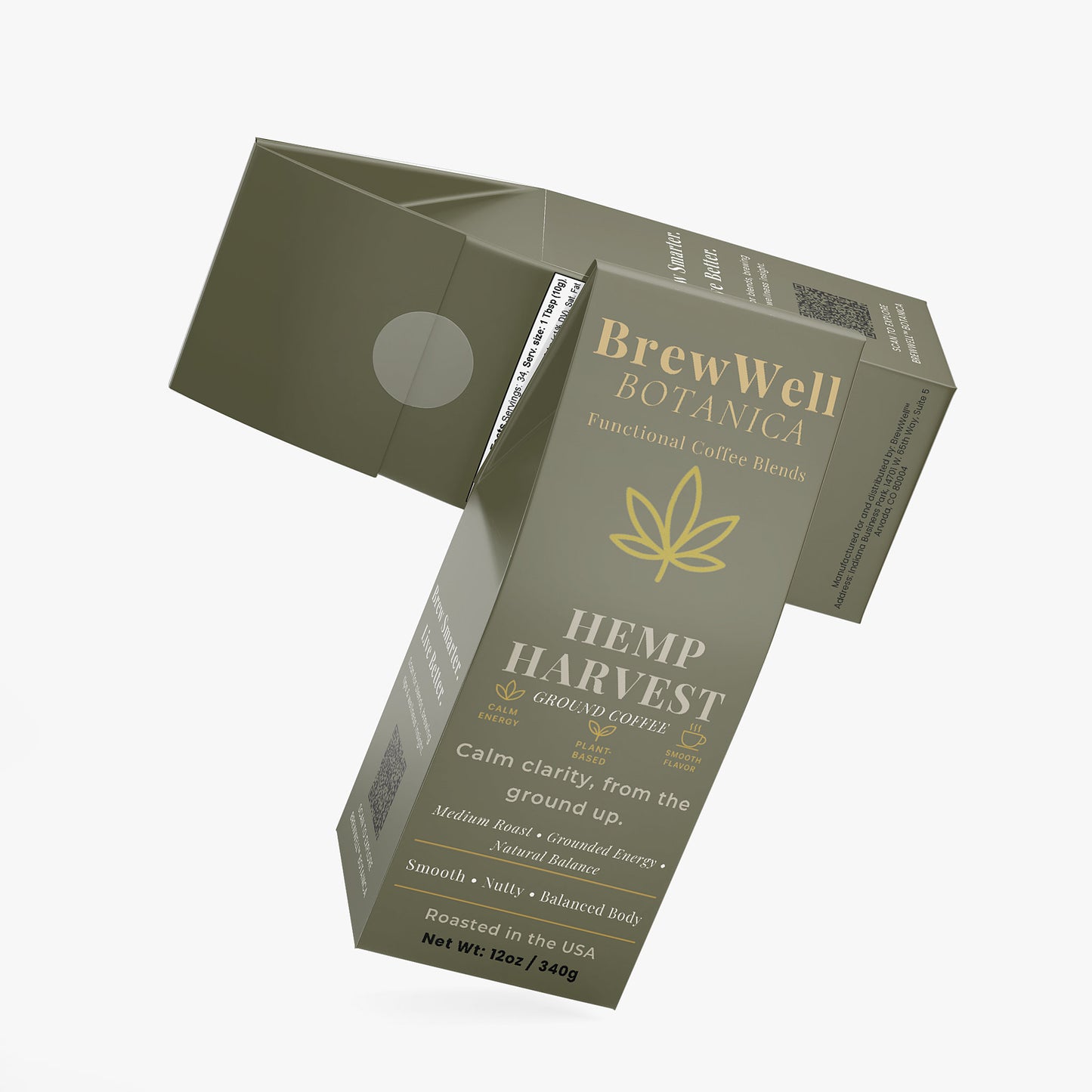 Hemp Harvest Coffee (Medium Roast) Ground