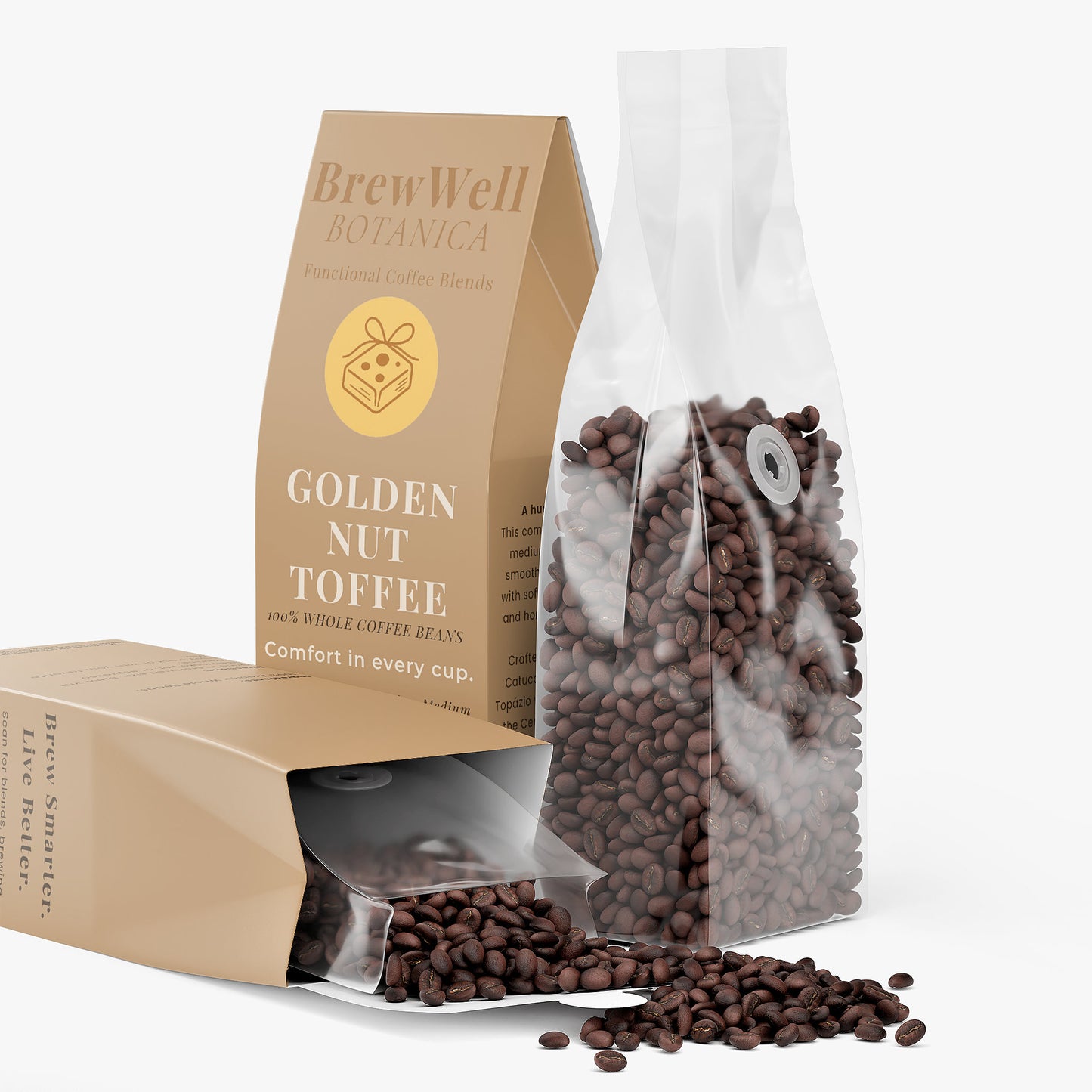 Golden Nut Toffee Coffee (Medium Roast) Whole Bean