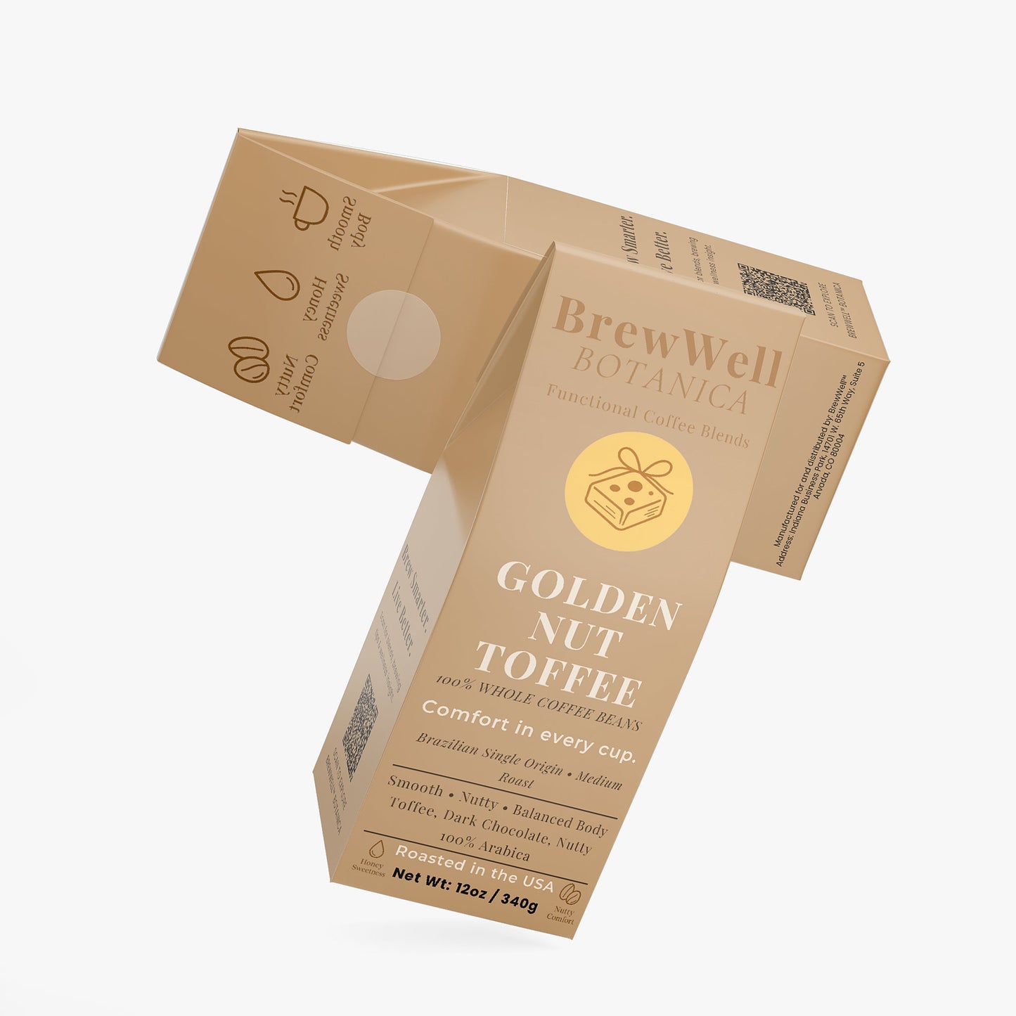 Golden Nut Toffee Coffee (Medium Roast) Whole Bean