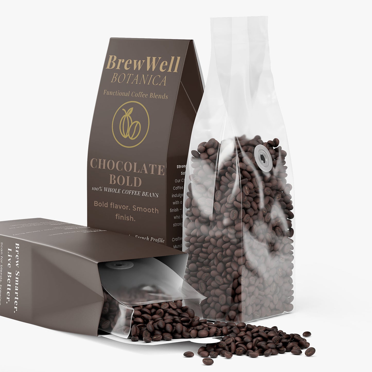 Chocolate Bold Coffee (Dark Roast) Whole Bean