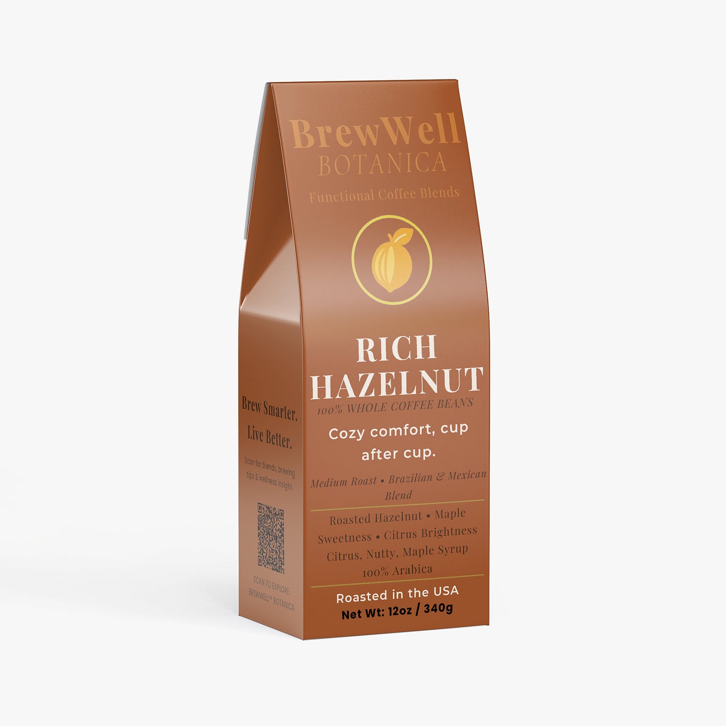 Rich Hazelnut Coffee (Medium Roast) Whole bean