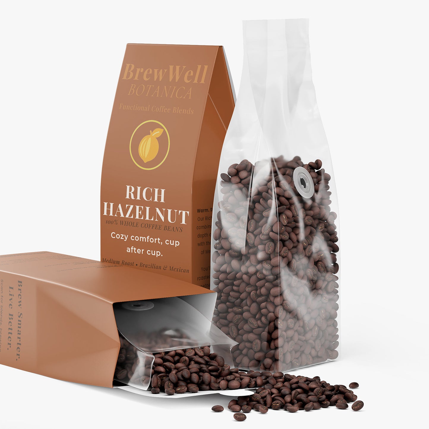 Rich Hazelnut Coffee (Medium Roast) Whole bean
