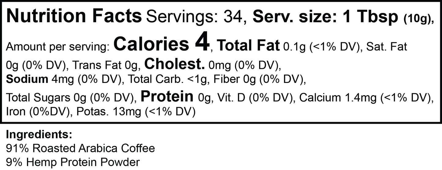 Hemp Harvest Coffee (Medium Roast) Ground
