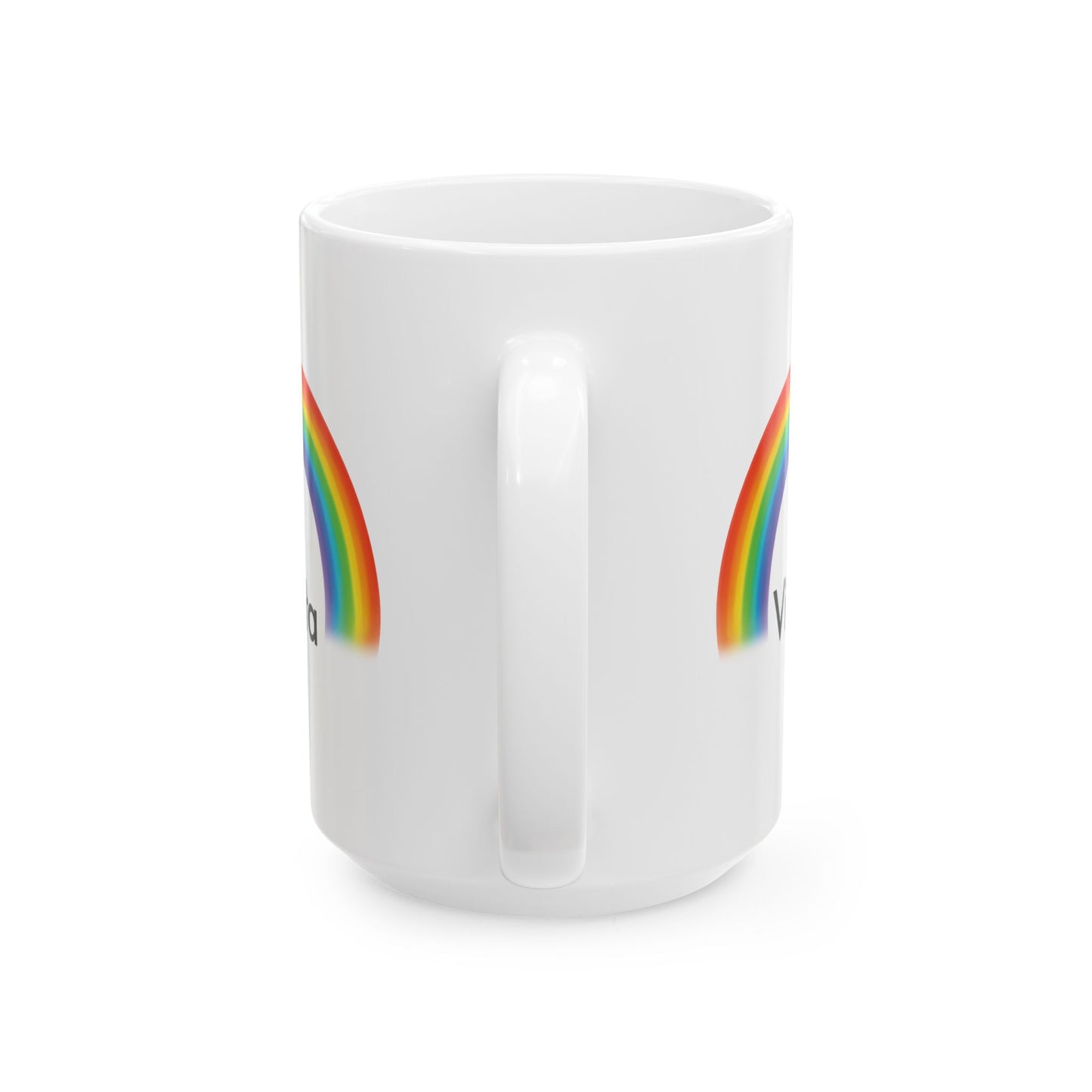 Cheerful Rainbow Mug - "It's a New Day" Coffee Cup for Positive Vibes