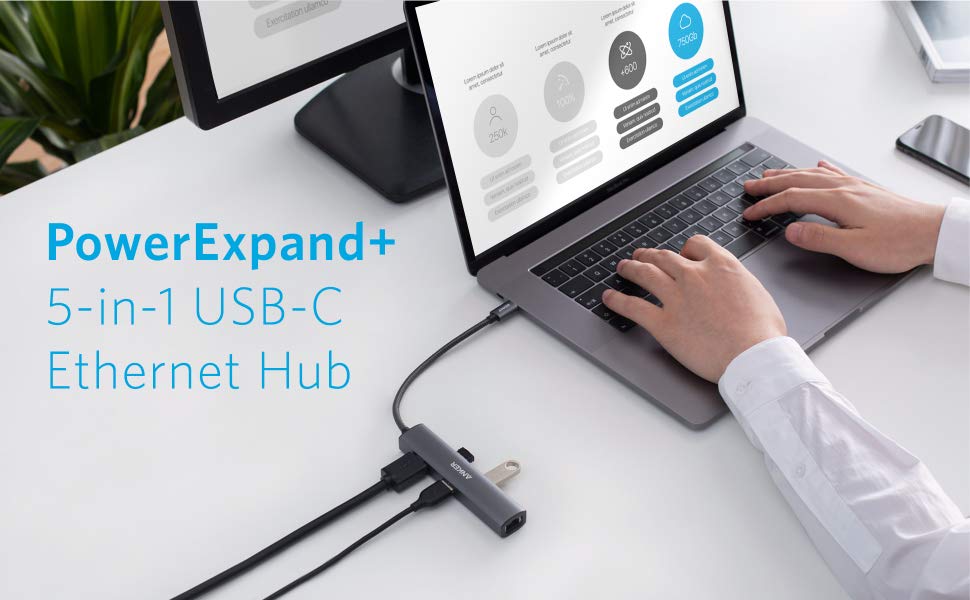 USB-C Hub (5-in-1, Slim)
