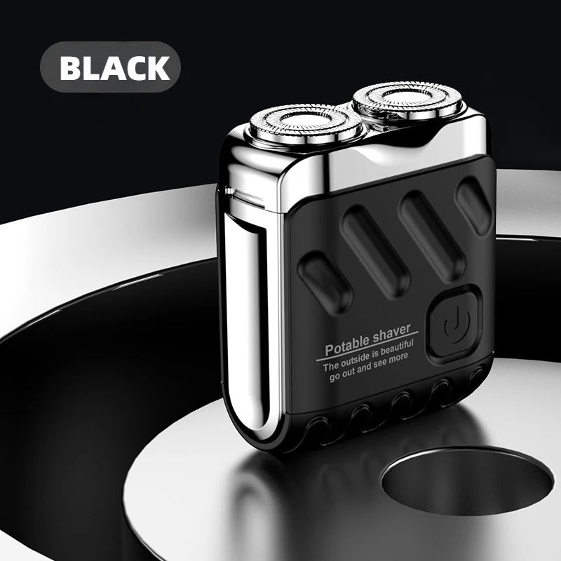 Mini Portable Dual Ring Electric Shaver
