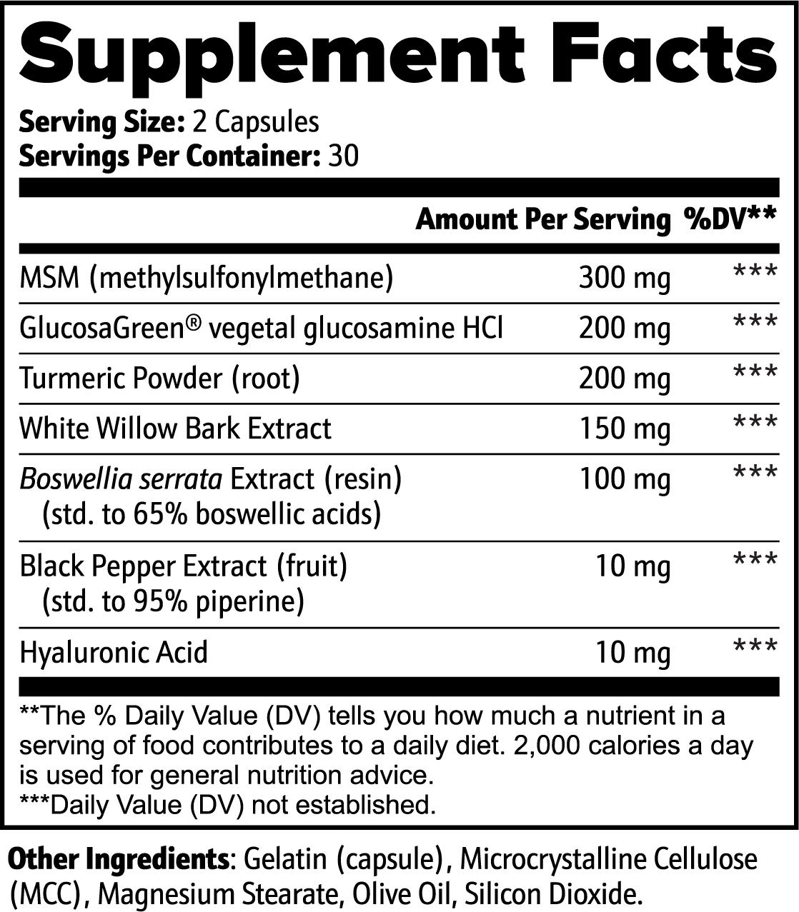 Joint Support Supplement