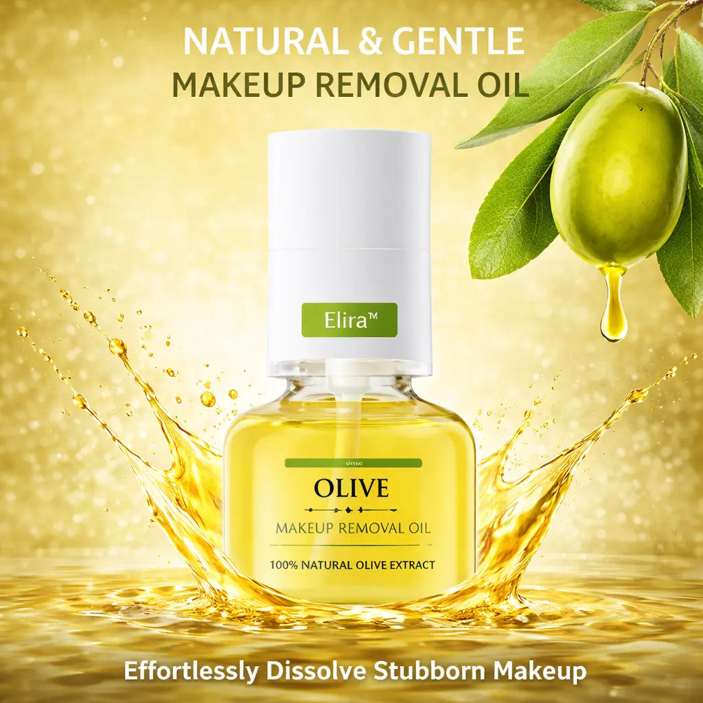 Elira™ Makeup Remover Oil (100% Natural Olive Extract)