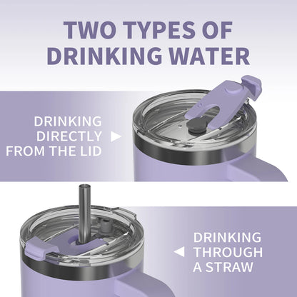 Thermal Stainless-Steel Tumbler with Handle 40oz